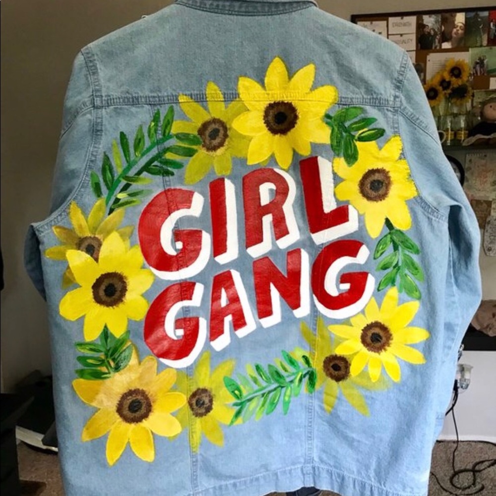 Hand-painted Denim Jacket